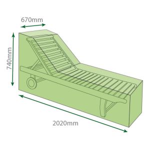 St Helens Water Resistant Sun Lounger Cover #2