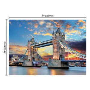 St Helens 1000 Piece Jigsaw Puzzle. Tower Bridge at Sunset #3