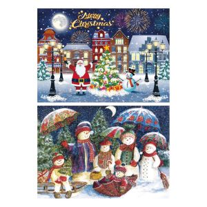 St Helens Twin Pack of 500 Piece Jigsaw Puzzles. Merry Christmas