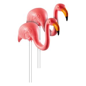 St Helens Flamingo Garden Ornaments. Pair