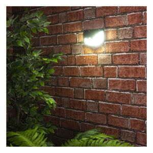 St Helens Solar Powered Motion Sensor Wall Security Light 600 Lumens #2