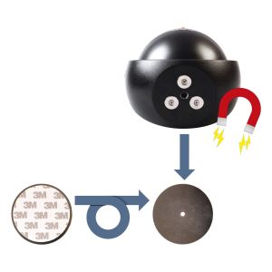 St Helens Battery Powered Motion Sensor Wireless 20 LED Rotating Light #4