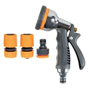 Garden Hose Spray Gun Head with Fixing Kit