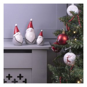 St Helens Ceramic Gonk Family. Set of 3