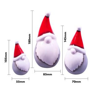 St Helens Ceramic Gonk Family. Set of 3 #2