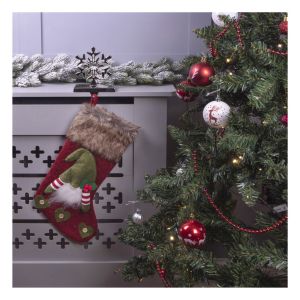 Luxury Red Gonk Christmas Stocking