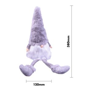 St Helens Long Legged Grey Christmas Gonk #2