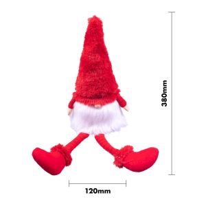 St Helens Long Legged Red Christmas Gonk #2