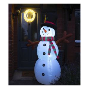 Inflatable Snowman with LED Lights. 180cm High #2