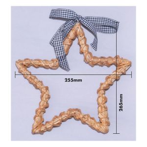 St Helens Home Garden Natural Wicker Hollow Star #2