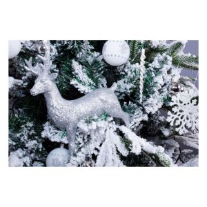 St Helens Silver Glitter Reindeer #3