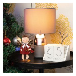 St Helens Red Metal Angel Ornament 170mm