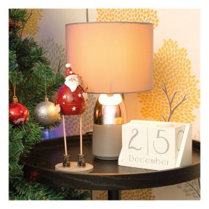 St Helens Metal Father Christmas Decoration