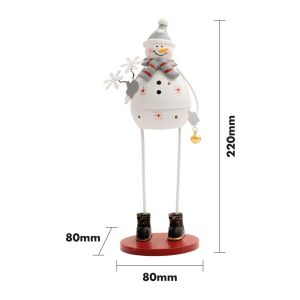 St Helens Metal Snowman Christmas Decoration #2