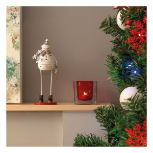 St Helens Metal Snowman Christmas Decoration #4