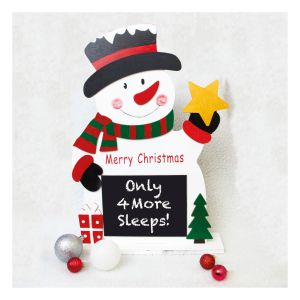 St Helens Wooden Snowman Chalkboard