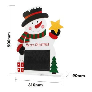 St Helens Wooden Snowman Chalkboard #2