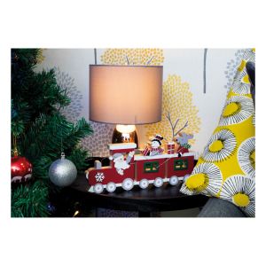 St Helens Battery Powered Christmas Train Ornament #3