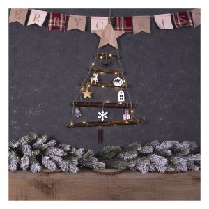 St Helens Battery Powered Birch Wood Christmas Tree