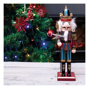 St Helens Nutcracker with Staff Christmas Decoration