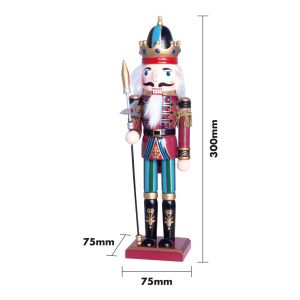 St Helens Nutcracker with Staff Christmas Decoration #2