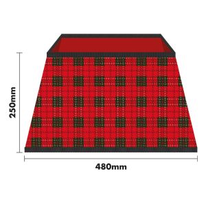 St Helens Red Tartan Tree Skirt #3