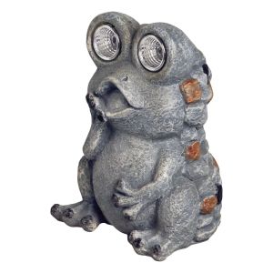 Luxform Lighting Solar Stone Frog LED Light