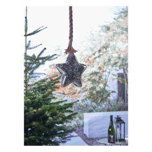 Luxform Battery Operated Hemp Rope Light with Star #3