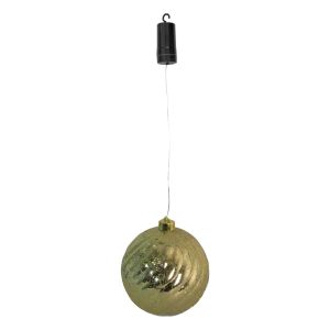 Luxform Battery Operated Hanging Christmas Ball. Swirl