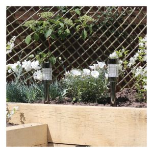 Luxform Lighting LED Solar Rennes Post Light. Pack of 2