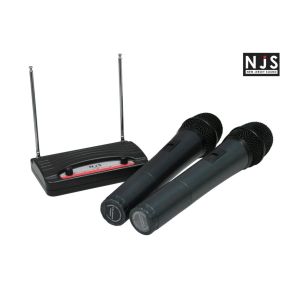 NJS VHF Twin Handheld Radio Microphone System #2