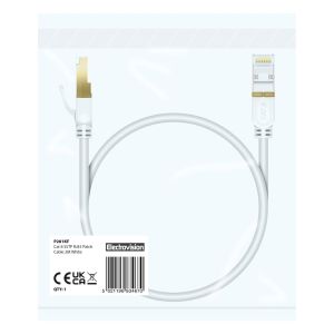 Cat 8 SSTP RJ45 Patch Cable in White 2m #2