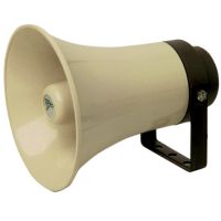 Cream 8Ohm 15W Moisture Resistant Horn Speaker