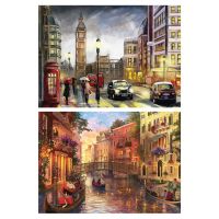 St Helens Twin Pack of 500 Piece Jigsaw Puzzles. London to Venice