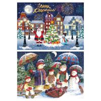 St Helens Twin Pack of 500 Piece Jigsaw Puzzles. Merry Christmas