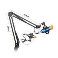 NJS Recording Microphone Stand + Desk Clamp