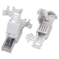 Cat6A UTP RJ45 Tool Less Plug with Fixed Ring
