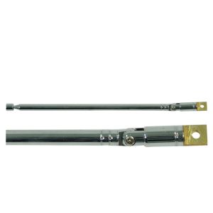 Silver Replacement 6 Section Telescopic FM Aerial Extends to 615mm