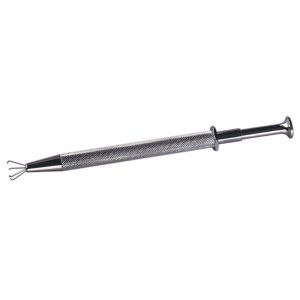 Chrome Spring Loaded Pearl Grip Pick up Tool