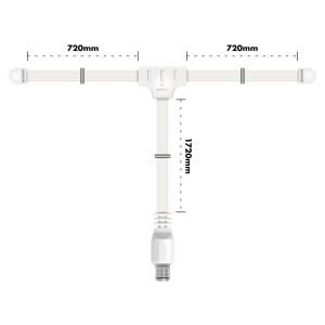 FM Ribbon Aerial with F SOCKET and 1.8m Lead #3