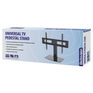 Universal Tabletop TV Pedestal Stand with Brackets. Vesa Size 600x400 #2