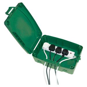 Green Outdoor IP54 Rated Electrical Connection Box #2