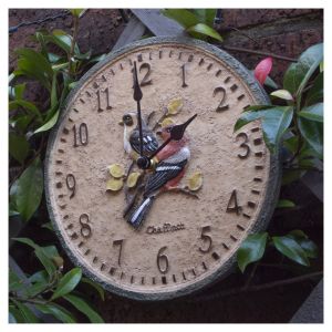 St Helens Chaffinch Design Outdoor Clock #2