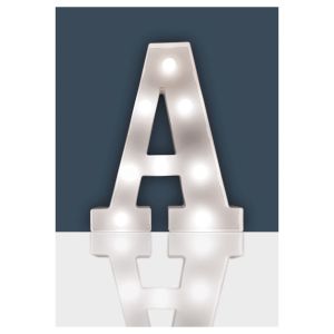 Battery Operated 3D LED Letter A Light #1