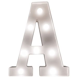 Battery Operated 3D LED Letter A Light #4