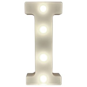 Battery Operated 3D LED Letter I Light #4