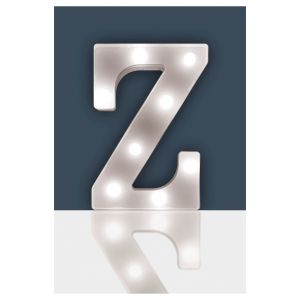 Battery Operated 3D LED Letter Z Light #1