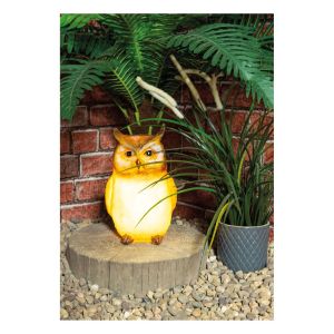 St Helens Solar Garden Ornament Owl #2