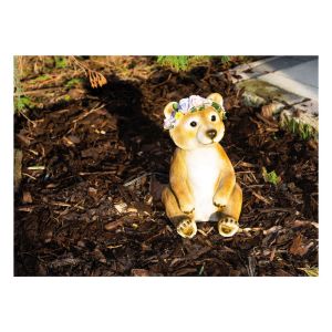 St Helens Solar Garden Ornament Bear #3