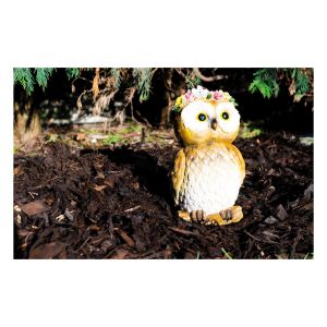 St Helens Solar Owl Ornament #3